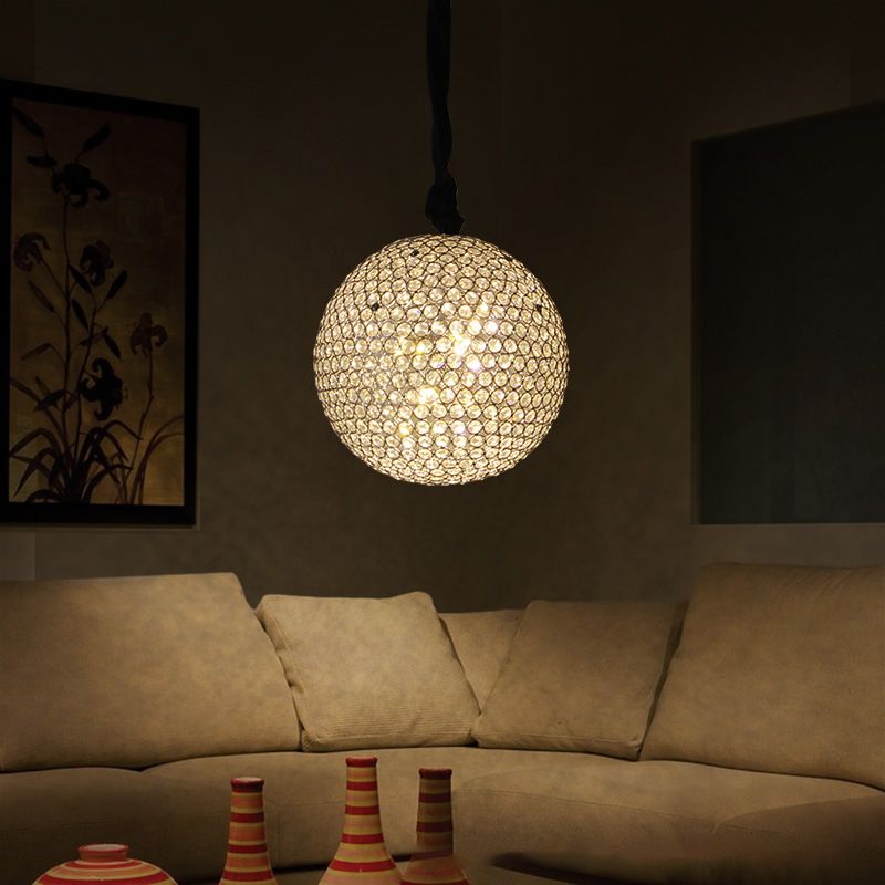 Lampadario contemporaneo a 3 lampadario a cristallo head ristorante il lampadario appeso