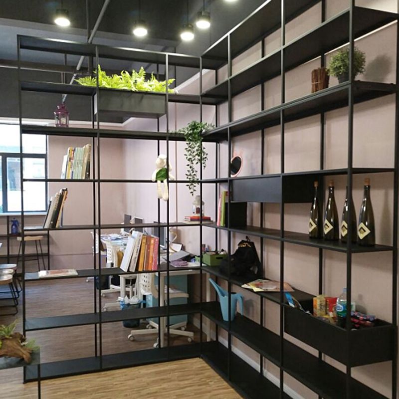 9.84"W Bookshelf Open Back Modern Style Bookcase for Home and Office