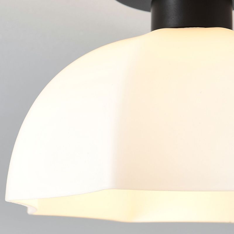 Contemporary Ceiling Lamp Ceramics 1 Light Flush Mount Light Fixture