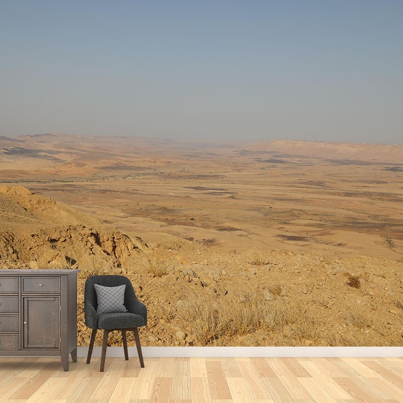 Customized Photography Desert Wall Mural Contemporary for Bathroom Living Room