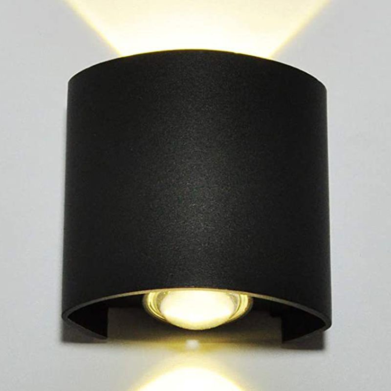 Multi Lights Wall Mount Light Modern Black LED Wall Light for Living Room