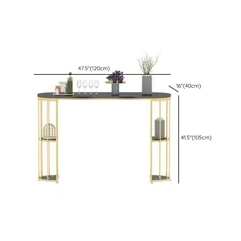 1/2/3 Pieces Table and Stool Set Modern Oval Bar Pub Table Set