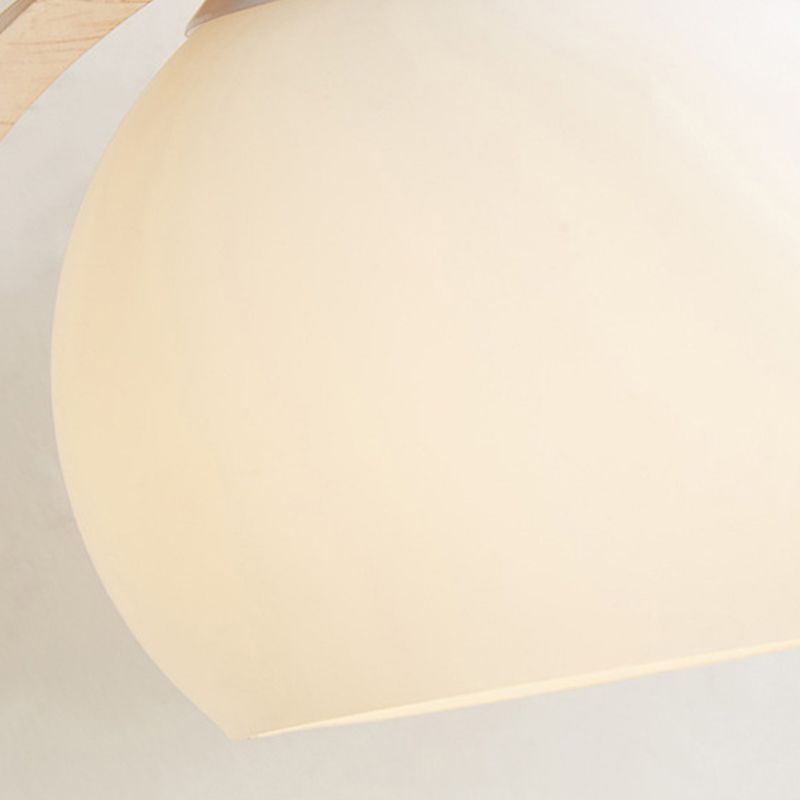 Modern Style Round Wall Light Sconces Wood 1 Light Wall Lighting Ideas