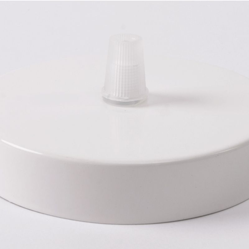 Lampada lampadinale Globe moderni lampadario a lampadario bianco multipla con tonalità di piuma