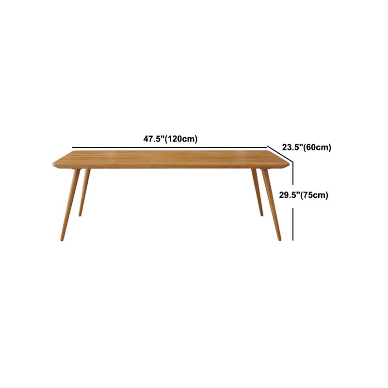 Rectangle 1/4/5 Pieces Dining Set Solid Wood Legs Dining Furniture Set