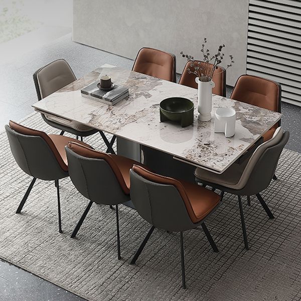 Modern Expandable Dining Table Furniture 1/2/5/6/7 Pieces Home Dining Room Set