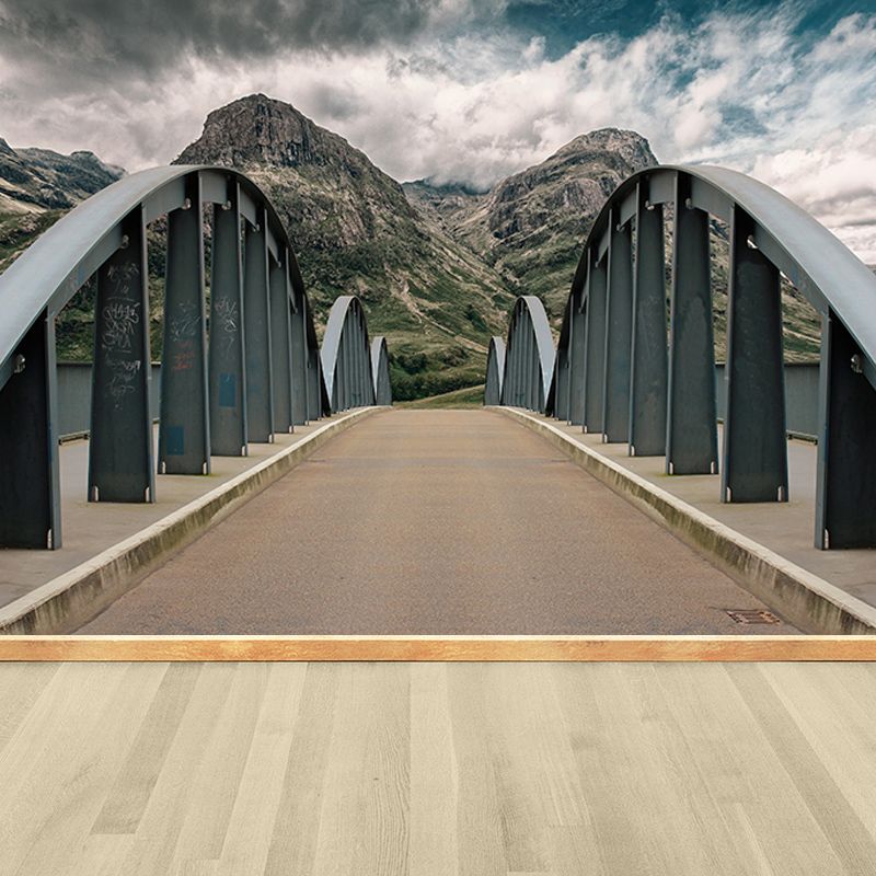 Environment Friendly Mural Wallpaper Industrial Style Space Extension Mural for Wall Decor