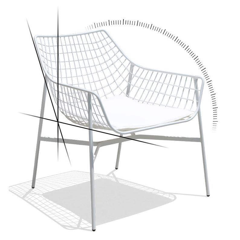 Boho 1/3/4/5 Pieces Dining Table Set Metal Round Round Dining Set