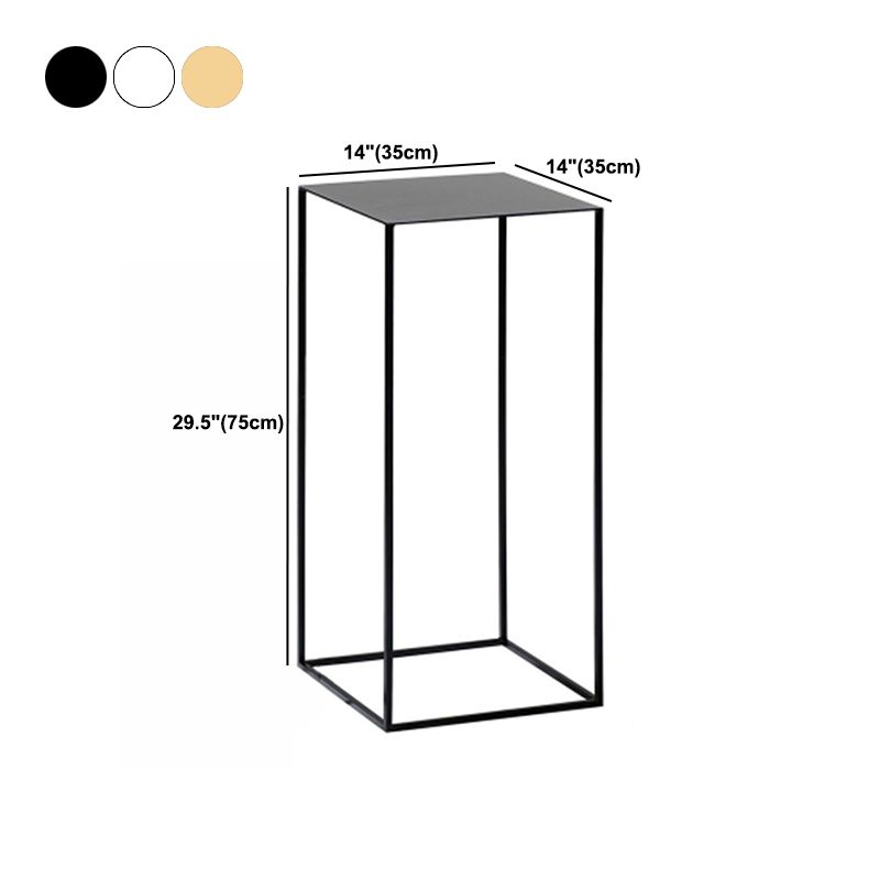 Square Metal Table Frame Base Design Medieval Modern Style Side Table