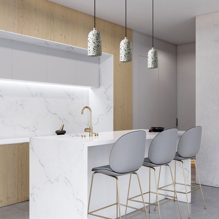 Modern Cement Pendulum Light 1-Light hangend plafondlicht voor eetkamer