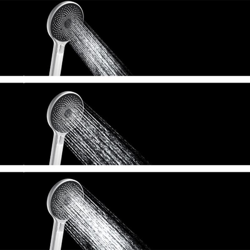 Modern Adjustable Water Flow Shower Faucet Shower Hose Shower System on Wall