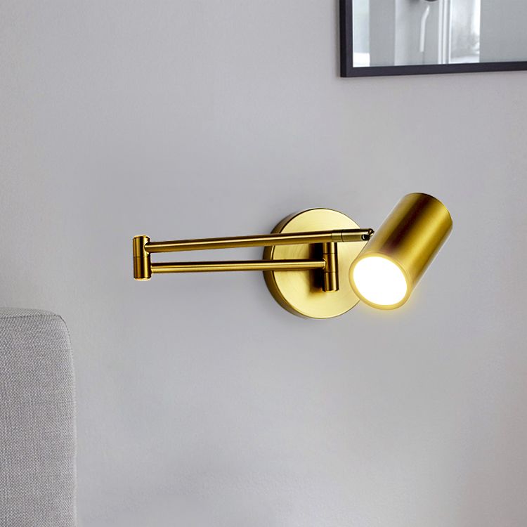 Geometric Shade Metal Wall Sconce Modern Style 1 Light Wall Mount Light Fixture