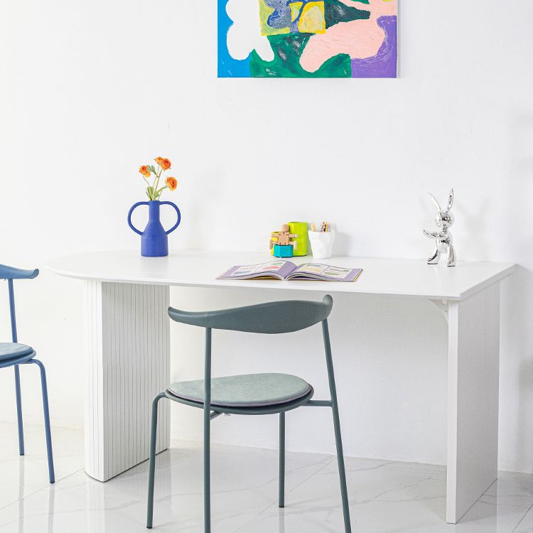 Modern Style Dining Table Double Pedestal Dining Table for Home Use