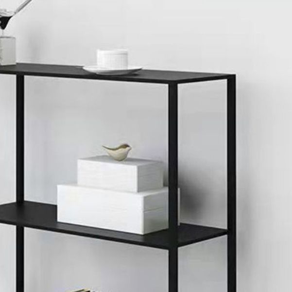 Contemporary Accent Table Antique Finish Sofa Console Table in Metal