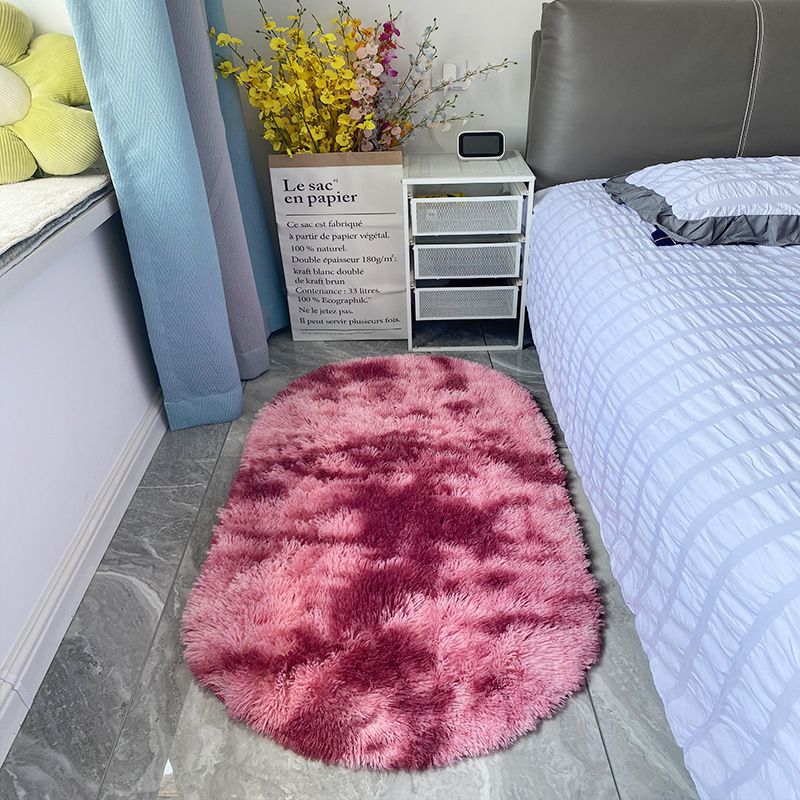Area colorida alfombra de lujosa Tie-dye Patrón de área Alfombra Fácil alfombra antideslizante para dormitorio