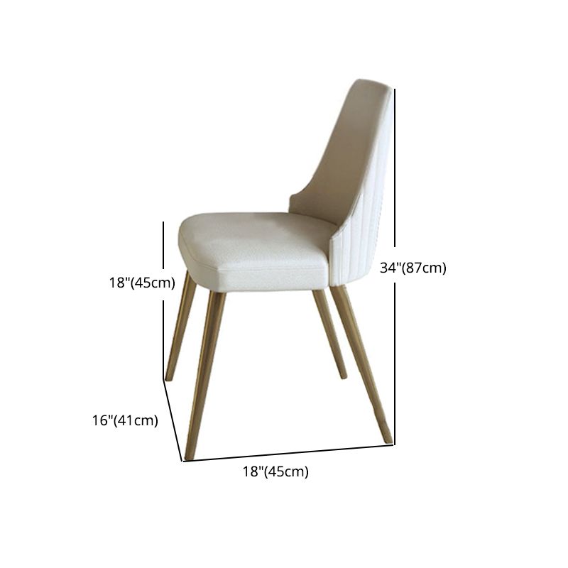 Nordic 1/2/5 Pieces Dining Set with Stone Round Table and Leather Chairs Dining Set