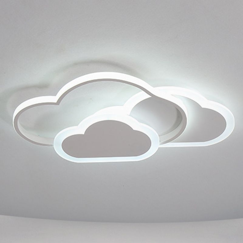Cloud-vormige Flush Mount Light Armatuur Modern Metal Flush Light