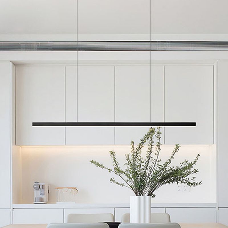 LED RECTANGE ISLAND LIGHT DIMPLE MODERN MODERN PENDANT LAMPE POUR SALLE DE DINSAGE