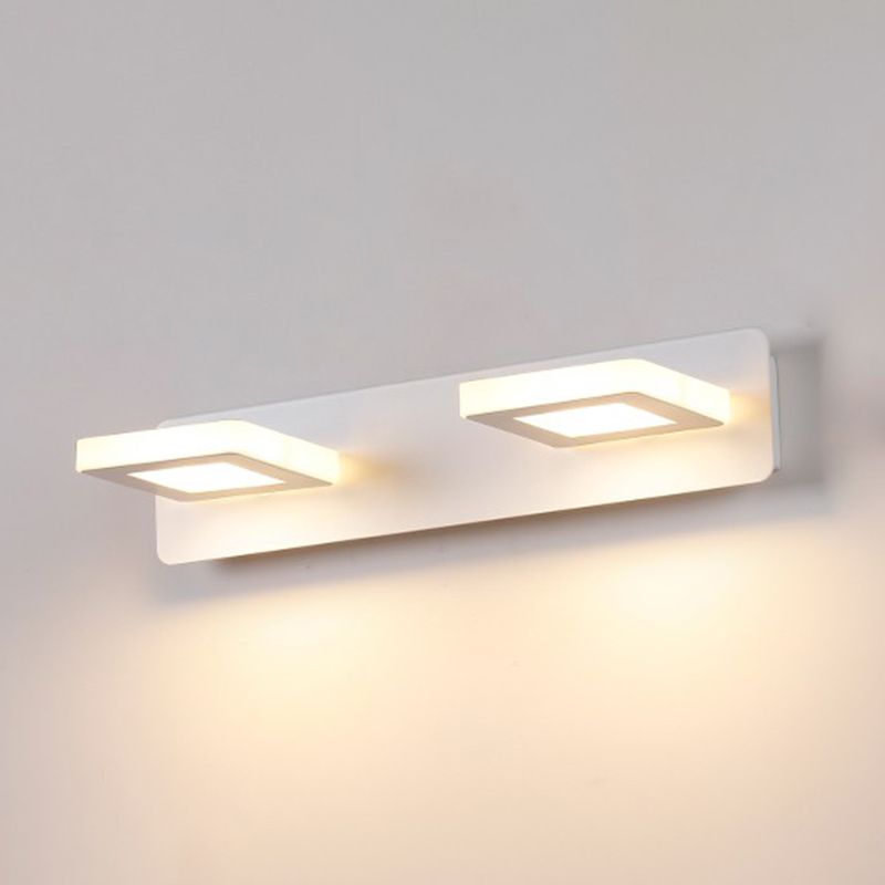 Forma de pared de espejo geométrico de metal luz de pared múltiples luces de pared de espejo múltiples
