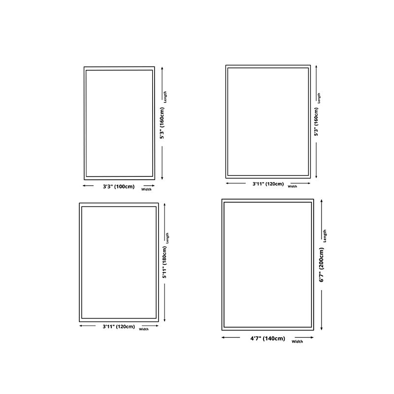 Moderner blauer Gebiet Teppich abstraktes Muster Polyester Fläche Teppich nicht rutscher Backing Teppich für Salon