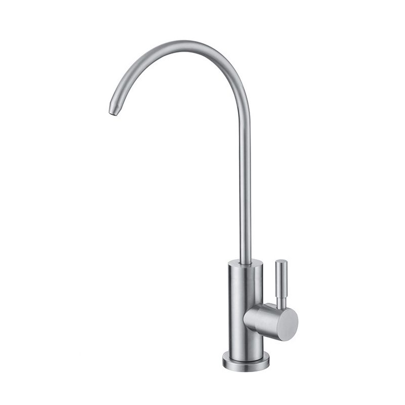 Pull Down 1-Hold Single Handle Kitchen Faucet High Arch Water Filler