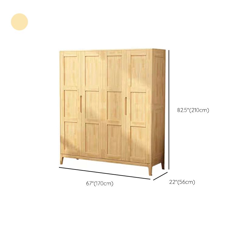 Rubberwood Bedroom Storage Cabinet Traditional Matte Finish Cabinet