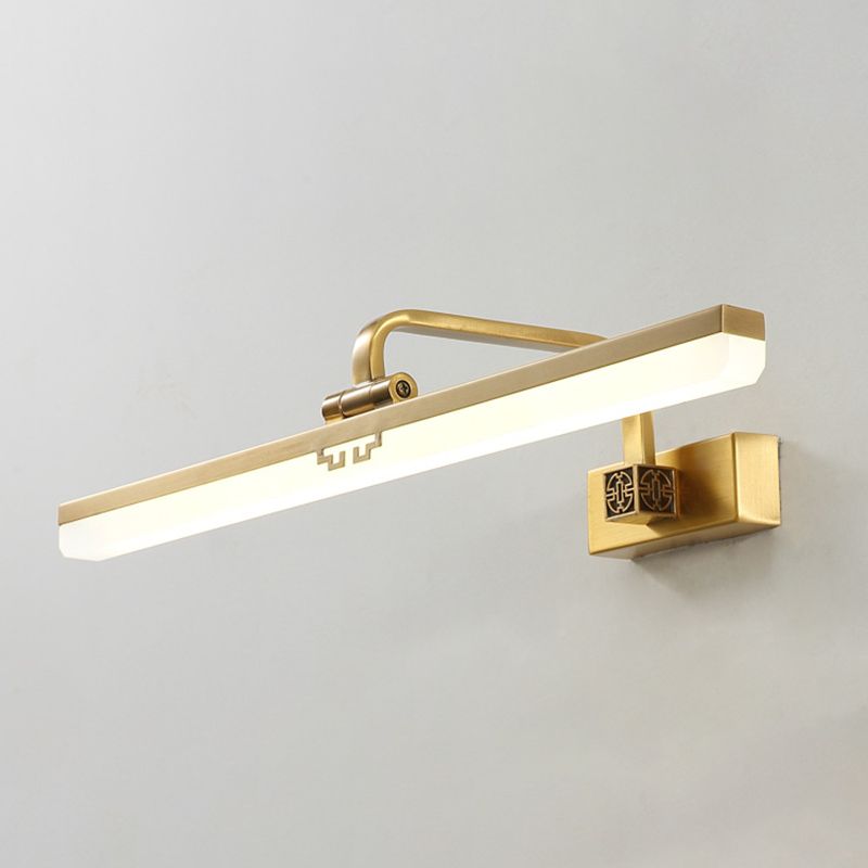 Lumières de nuance linéaire en métal Lights Modern Style 1 Témous Éclairage mural d'éclairage