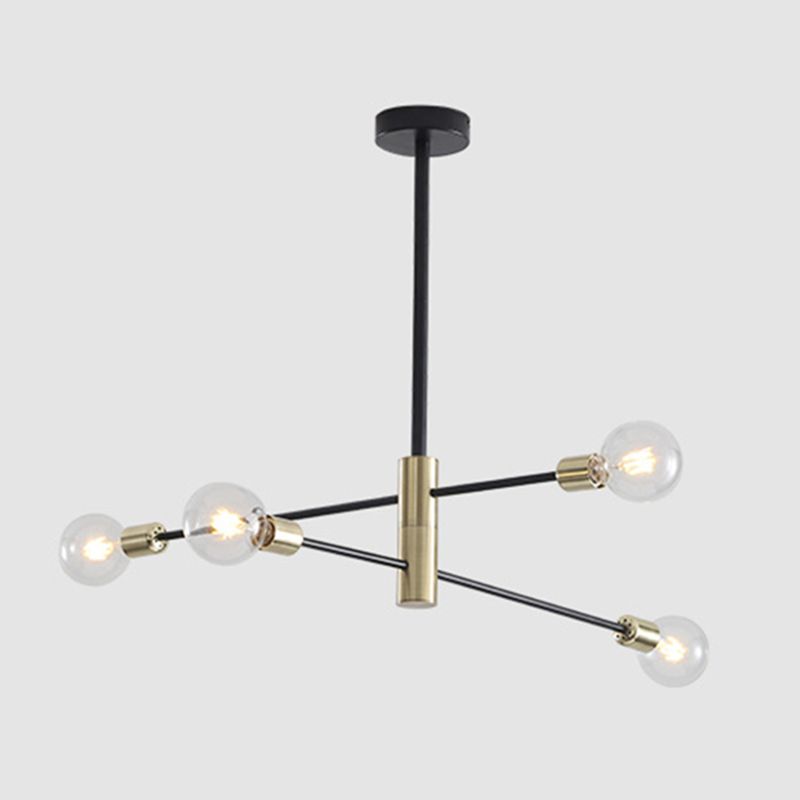 Lustre de style moderne industriel metal salon de plafond