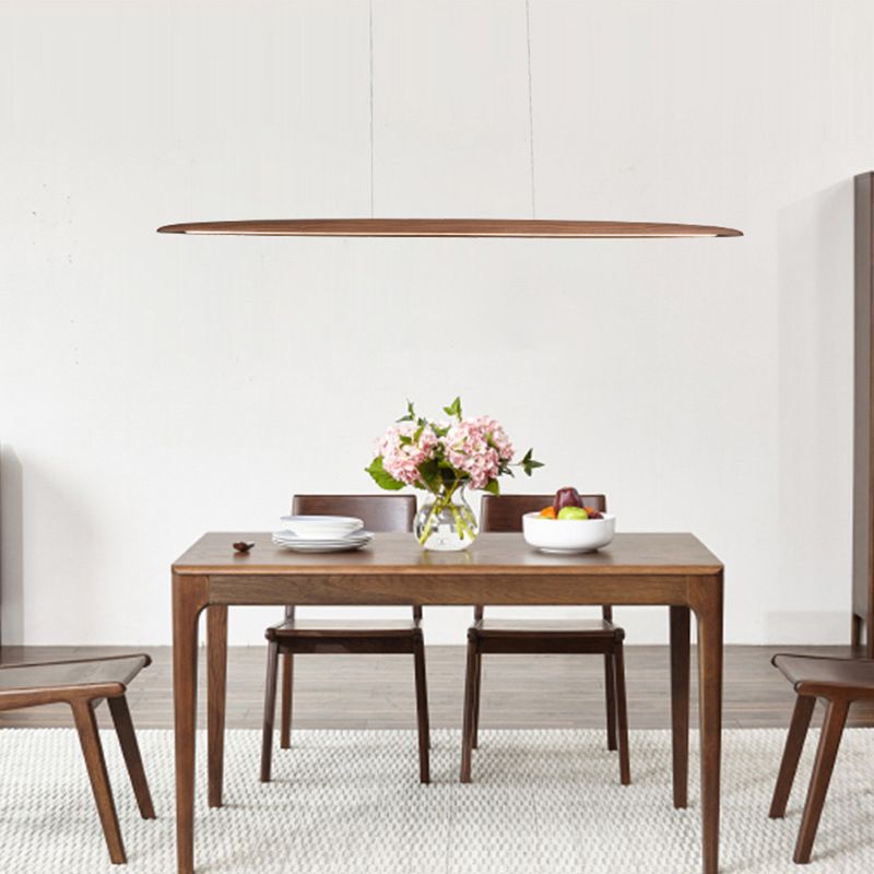 Modern Single Brown/Beige Kitchen Island Lighting LED Island Pendant Lighting