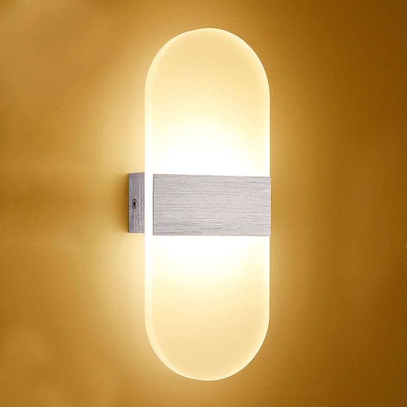 Modern Style Geometric Wall Sconce Lights Metal 1 Light Wall Lighting Fixtures