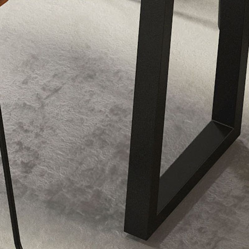 Modern Bar Height Table Rectangular Wood Top Bistro Bar Table