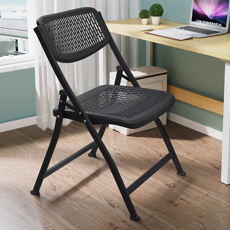 Chaise d'intérieur et d'extérieur moderne, chaise d'appoint pliante en métal à dossier ouvert, pour la maison