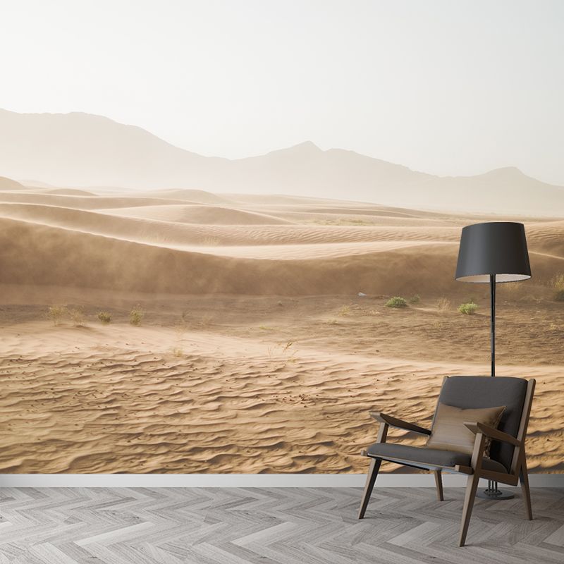 Environmental Wallpaper Desert Stain Resistant Living Room Photography Murals