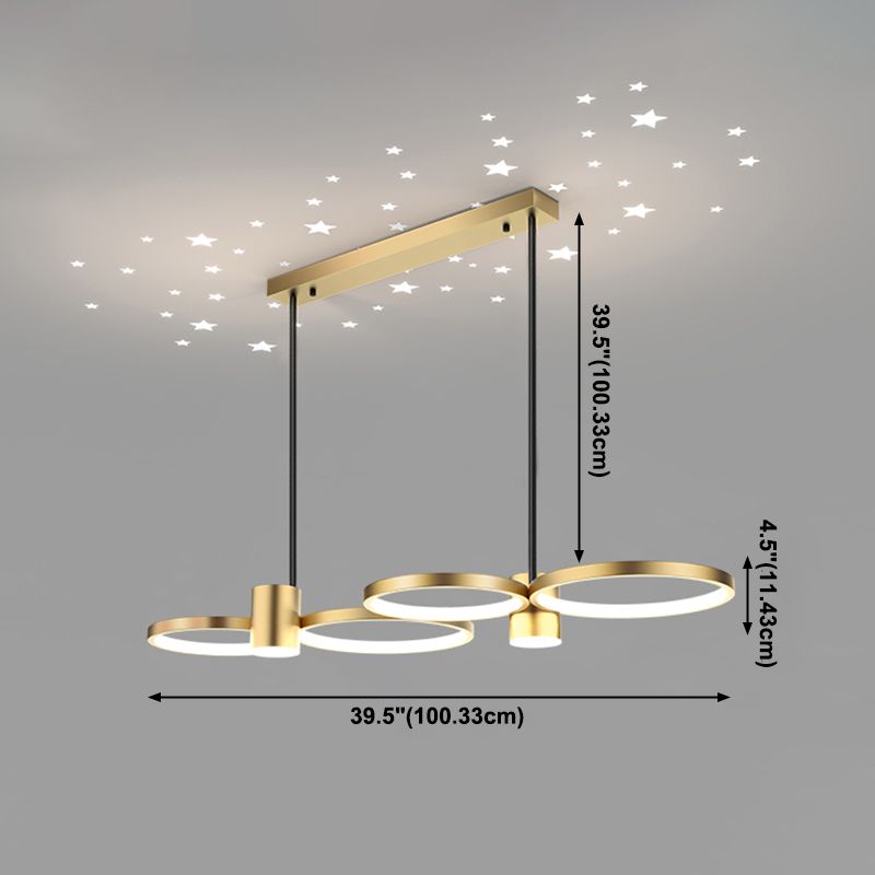 Modern Kitchen Pendant Lights Linear Pendant Chandelier Lighting Fixtures