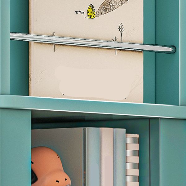 Modern Engineered Wood Bookshelf Standard Closed Back Vertical Bookcase