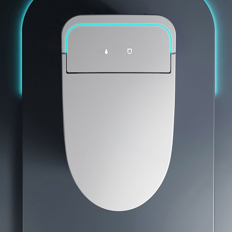 Concealed Tank Modern Toilet Heated Seat One-Piece Flush Toilet with Slow Close Seat