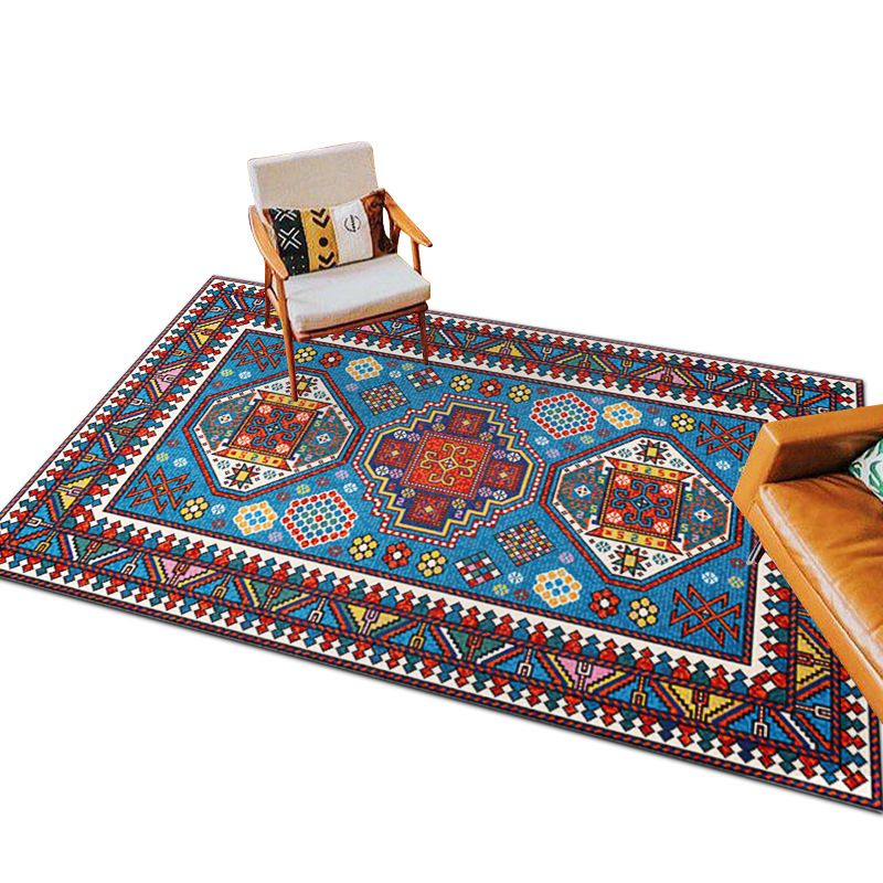 Tapis marocain aux couleurs vives du motif victorien Tapis de support antidérapant tapis pour décoration intérieure