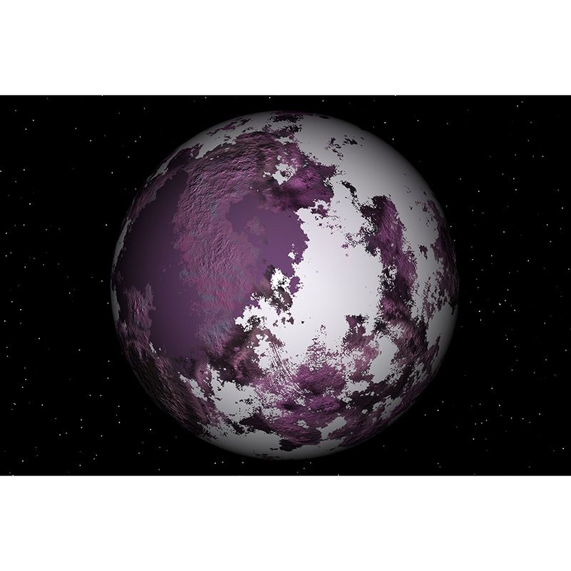 Modern Style Mural Wallpaper Universe Environment Friendly Bedroom Wall Mural