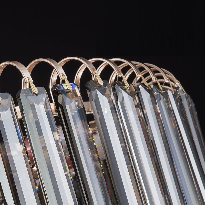Modern Style 3 Tiers Wall Light Crystal 3 Lights Sconces for Bedroom