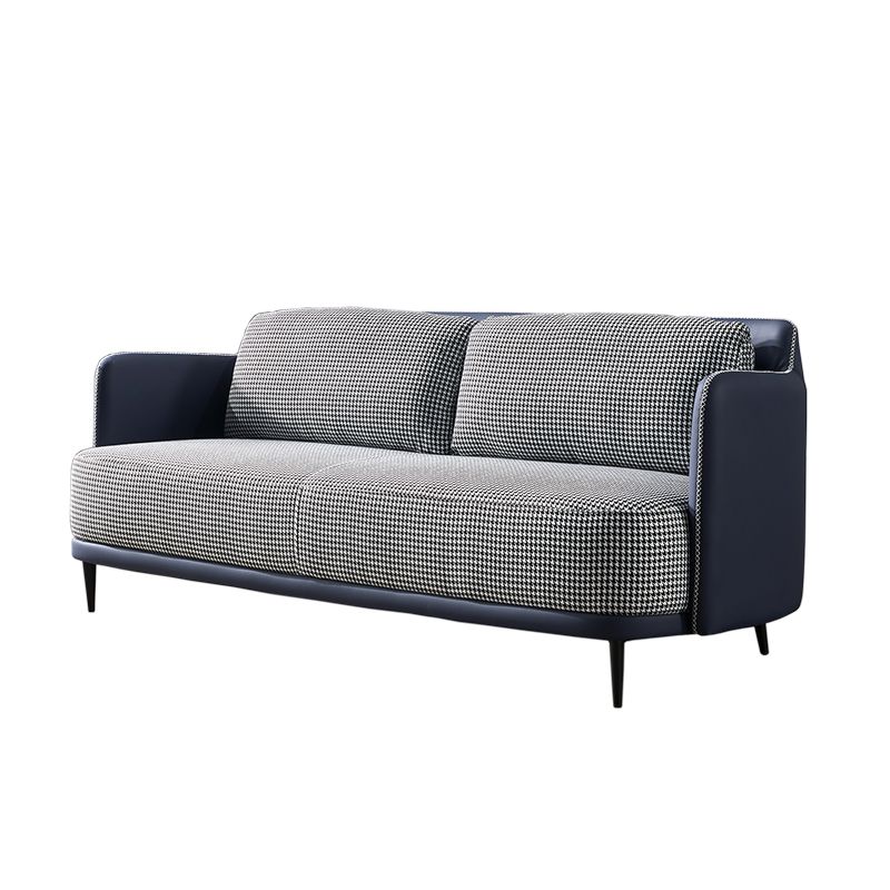 Moderne Baumwoll -Quadrat -Armsofa 29,9 "W mit Oberkissen für Wohnzimmer