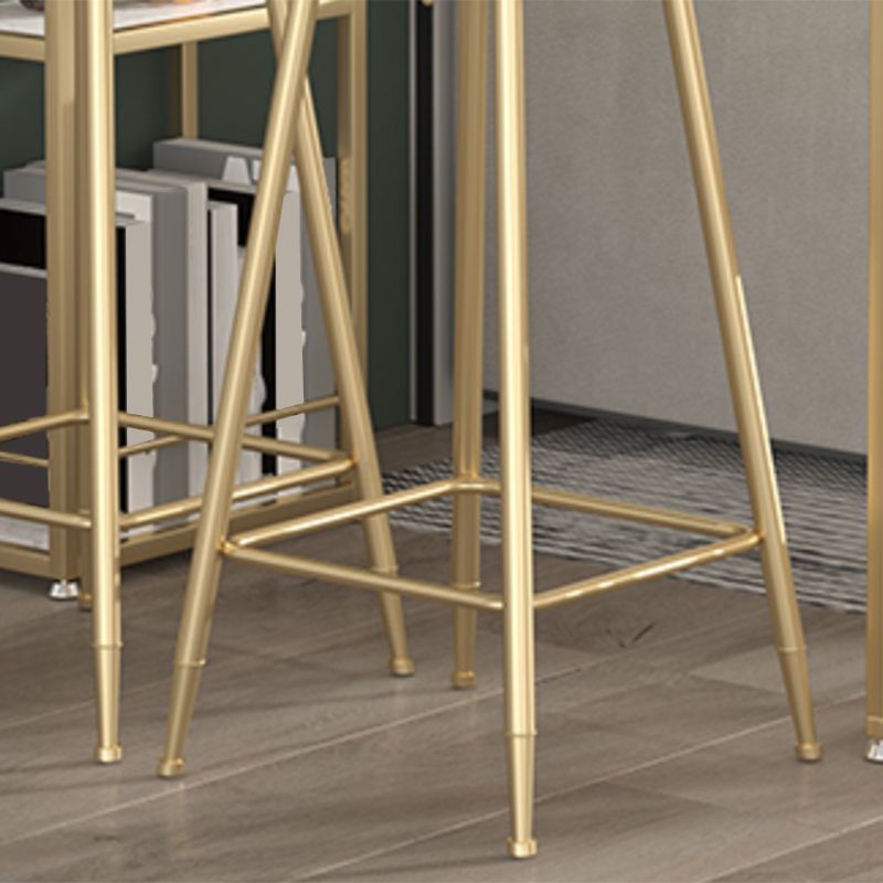 Industrial Counter and Bar Stool Armless Counter Height Stools