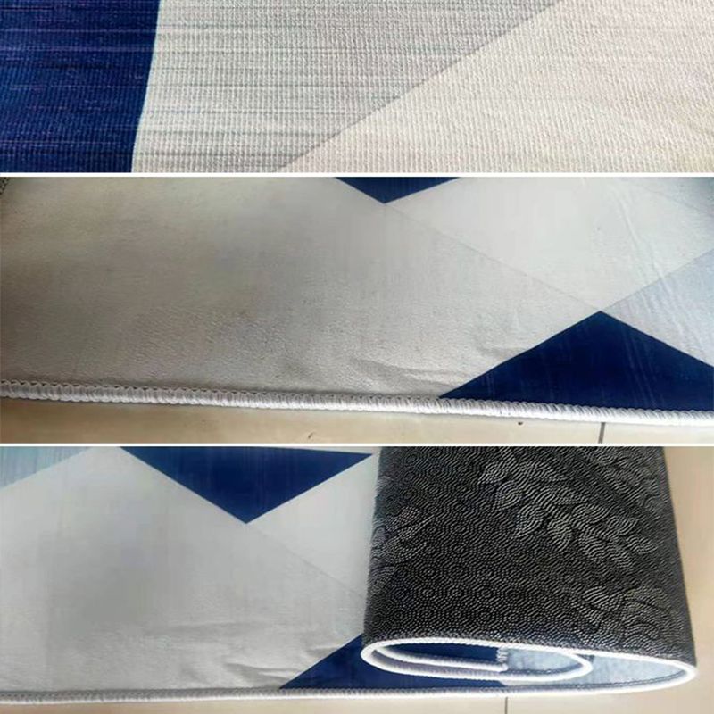 Modern Indoor Rug Ink Painting Rug Non-Slip Backing Area Carpet for Living Room