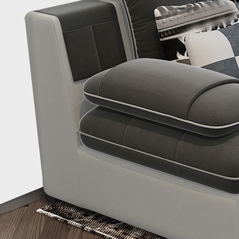 Pillow Top Arm L-Shape Right Hand Facing Sofa Furniture Sectionals