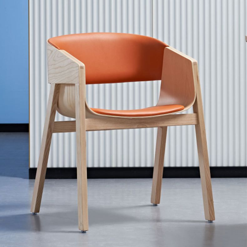 Traditional Wood Dining Arm Chairs Open Back Dining Side Chair