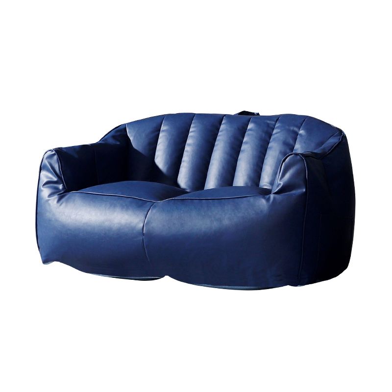 Sofá de almohada de almohada de cuero de piel sintética contemporánea Sofá de almohada cosida para apartamento para apartamento