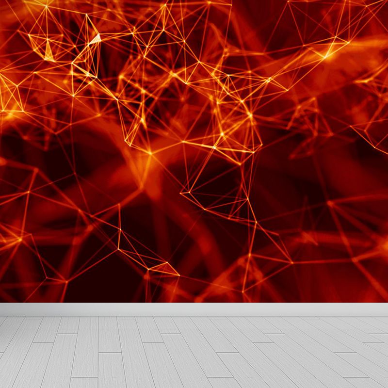 Magical Structure Diagram Wall Mural Contemporary Non-Woven Material Wall Covering