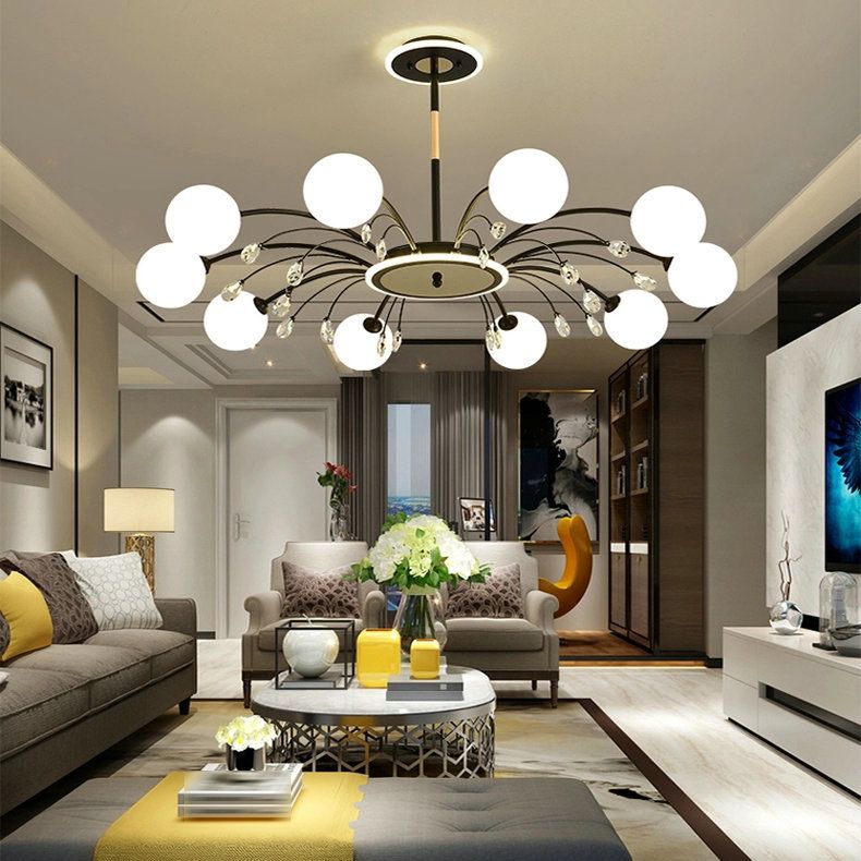 Lustres de pendentifs à nuance sphérique