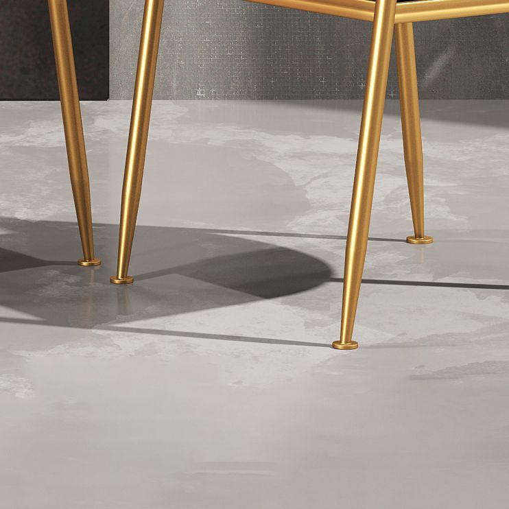 Silla lateral de comedor con respaldo abierto de estilo nórdico, tela de lino, silla sin brazos