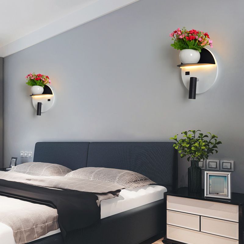 Geometry Shape Metal Wall Lighting Ideas Modern Style Wall Mounted Lighting