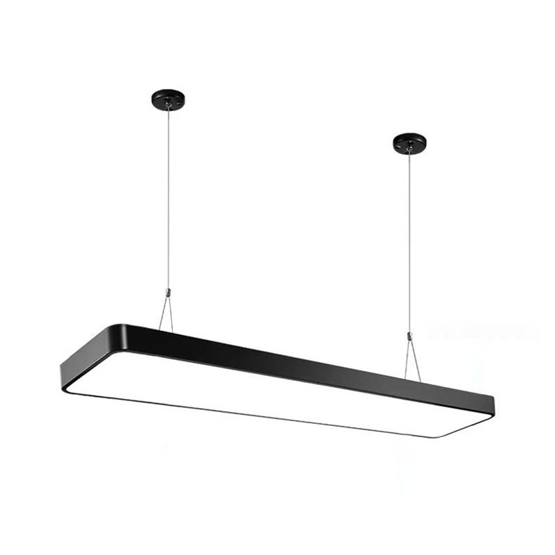 Rectangle Led Pendent in Modern Style Led Suspended Lights for Office Conference Room
